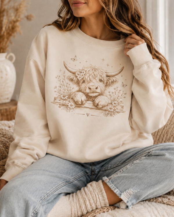 The Floral Highland Crewneck