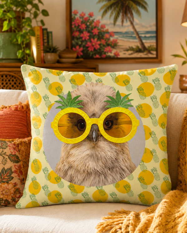 Sunny Silkie Accent Pillow-Cotton